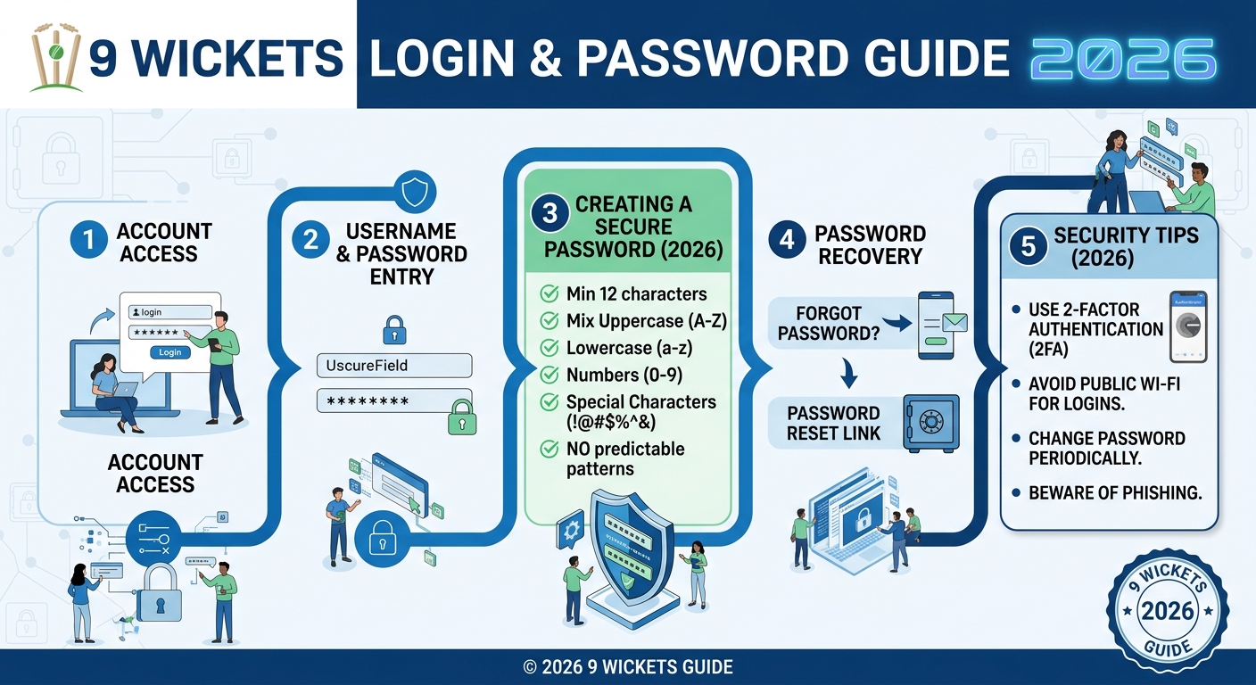 9 Wicket Login Password – Complete Login & Password Recovery Guide (2026)