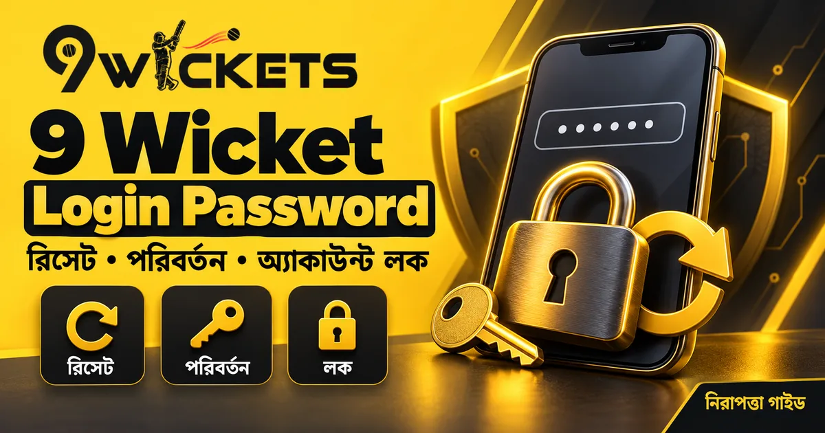 9 Wicket Login Password: রিসেট, পরিবর্তন ও অ্যাকাউন্ট লক